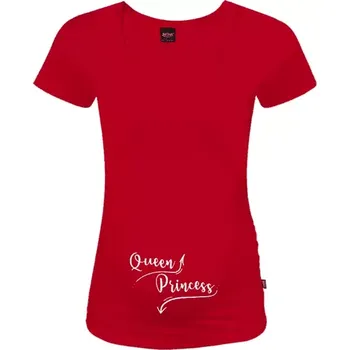 Těhotenské tričko Johanka Queen and princess