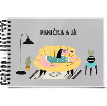 Fotokniha Plexi album s kroužkovou vazbou Panička a já