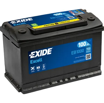 Autobaterie Exide Excell EB1000 12V 100Ah 720A