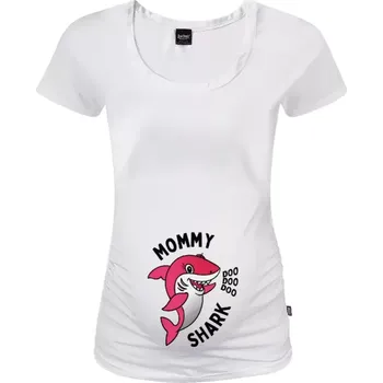 Těhotenské tričko Johanka Mommy Shark