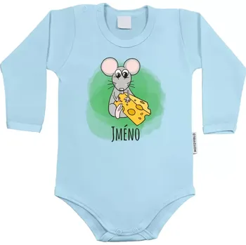 Kojenecký body Dětské body s dlouhým rukávem Myška