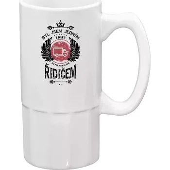 Sklenice Půllitr pro řidiče - Byl jsem jedním z davu, ale pak jsem se stal řidičem - 500 ml