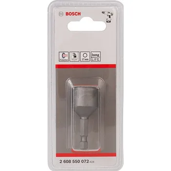 Gola hlavice Bosch Nástrčná hlavice magnetická 1/4", délka: 50 mm, velikost: 17 mm 2.608.550.072