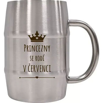 Sklenice Nerezový chladicí půllitr Princezny se rodí v ...