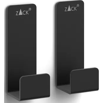 Věšák Zack, Nástěnné háčky Potes 5,5 cm černé 2 ks - Formadore