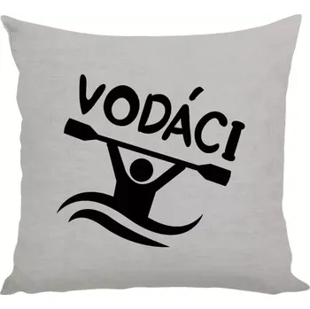 Polštář Polštář lněný 40x40 cm Vodáci