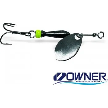 Umělá nástraha Rotační třpytka CLASSIC 0 - BLACK (black/chartreuse body)