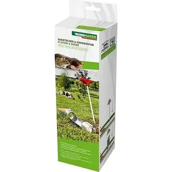 Hubení hlodavce Windhager Past na hraboše, 2 ks, kov, dřevo 05316