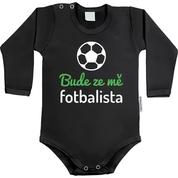 Kojenecký body Dětské body s dlouhým rukávem Bude ze mě fotbalista