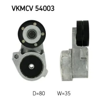 Rozvod motoru Napínací kladka pro RENAULT KERAX, PREMIUM (2000-) - SKF 20035