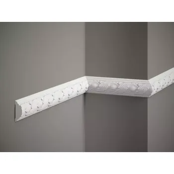 Podlahová lišta Flexibilní nástěnná lišta MDC258F 200x5,4x2cm Mardom