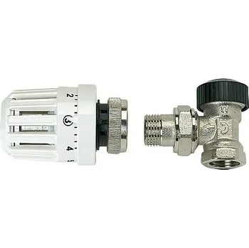 Hlavice pro radiátor Admiral Termostatická hlavice s ventilem, G1/2", rohová 98850814