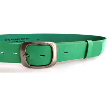 Opasek PENNY BELTS Kožený opasek 9930 zelený - 105 cm