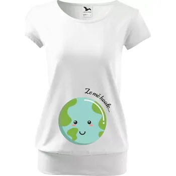 Těhotenské tričko Malfini City Ze mě koule...