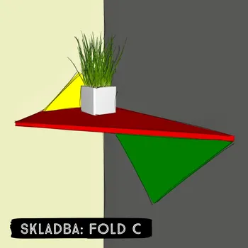 police police Fold Velikost: Large 800, Deska police: dub Halifax přírodní, Skladba: Fold C