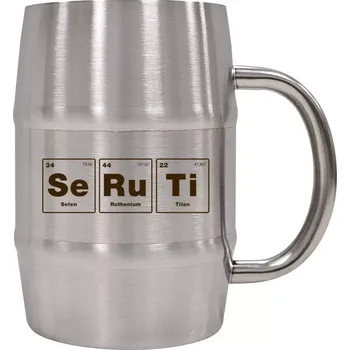 Sklenice Nerezový chladicí půllitr SeRuTi