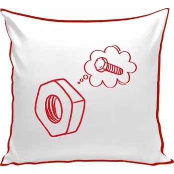 Polštář Polštář barevný 32x32 cm Matička - šroubek