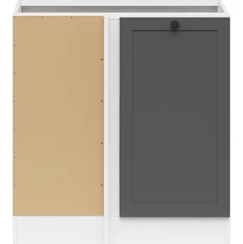 BRW Junona Line Ramka rohová skříňka BBL DNW/100/82 L, bílá/grafit