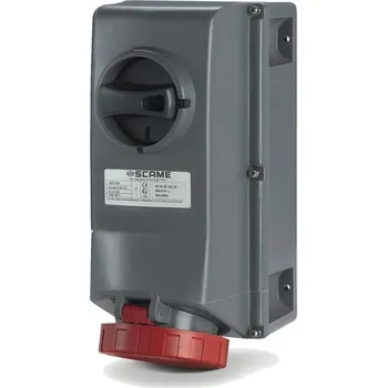 Elektrická zásuvka Zásuvka SCAME 32A 3P+N+E 415V IP67 s vyp 503.3287