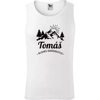 Pánské tílko Pánské tílko Malfini Core Milovník dobrodružství