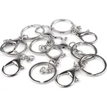 Karabina s kroužkem a řetízkem na klíče