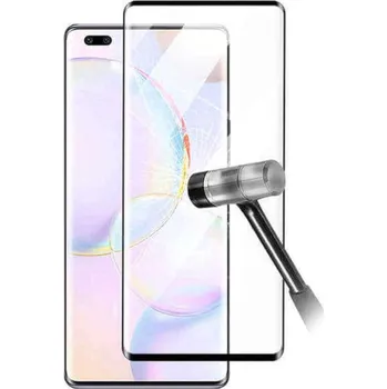 3x Picasee 3D tvrzené sklo s rámečkem pro Honor 70 Lite - černé - 2+1 zdarma