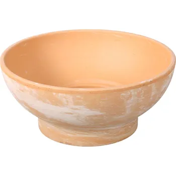 Květináč Planter Žardinka, ø 31 cm, 13 cm, keramika, béžový melír 003731BM