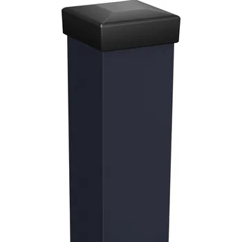 Milton, Opal Dorazový sloupek pro branku, 220 cm, ocel, grafitová šedá (RAL 7024)&nbsp;W0032