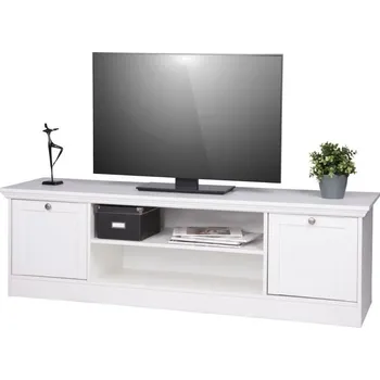 Televizní stolek TV stolek HUNGABEE, bílá + vyzvednutí ZDARMA