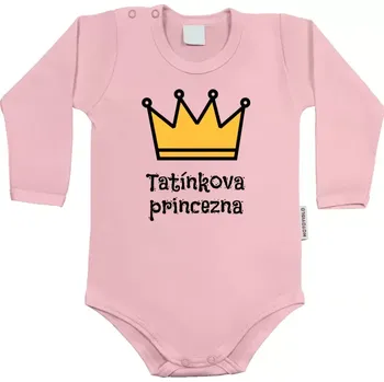 Kojenecký body Dětské body s dlouhým rukávem Tatínkova princezna
