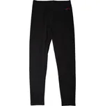 Dámské zateplené legíny - Wolf T2321, černá/ růžová výšivka Barva: Černá, Velikost: XL