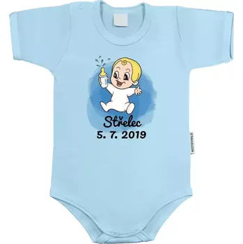 Kojenecký body Dětské body s krátkým rukávem Střelec