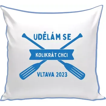 Polštář Polštář barevný 32x32 cm Udělám se kolikrát chci