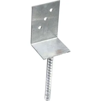 Příslušenství pro plot LEVIOR Patka sloupku L 80x90x130mm tl.4mm trn 18x200m ZN