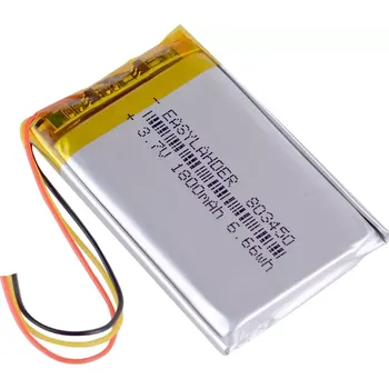 Li-Pol baterie 1500mAh, 3.7V, 803450, 3 vodiče