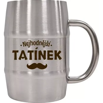 Sklenice Nerezový chladicí půllitr Nejhodnější tatínek