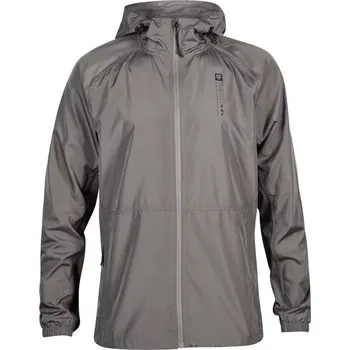 Cyklistická bunda Fox Base Over Windbreaker Jacket XL pewter