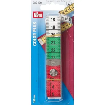 PRYM Krejčovský metr s drukem Color Plus, 150 cm/cm