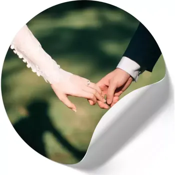 Samolepící dekorace Samolepka - kruh Vlastní foto