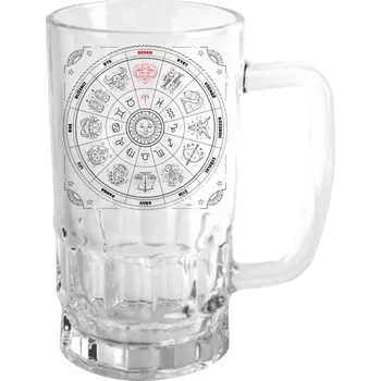 Sklenice Půllitr skleněný Zvěrokruh - Beran