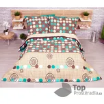 Francouzské povlečení 220x200+2x70x90 Circles