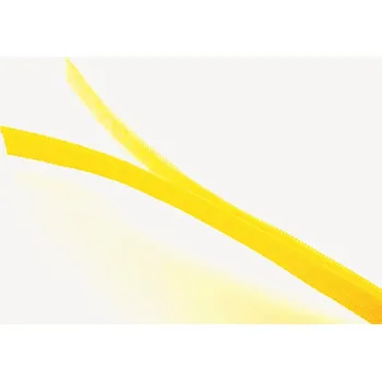 Zip Našívací suchý zip - světle žlutá - šířka 2 cm