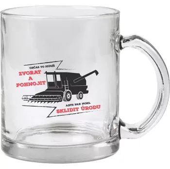 Hrnek 330 ml - skleněný Občas to musíš zvorat a pohnojit