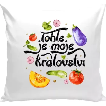 Polštář Polštář bílý 40x40 cm Království