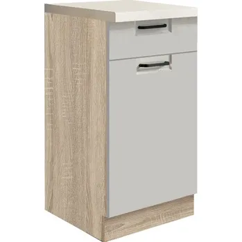 Kuchyňská skříňka Fadome Dolní kuchyňská skříňka se šuplíkem Annabel 2D-40 Zvolte kování: Basic GTV, Zvolte korpus: Borovice andersen