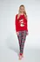 Dívčí pyžamo Cornette 594/172 Snowman 2 červené