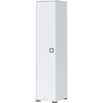 Šatní skříň Jednodveřová šatní skříň II Sloane - bílá