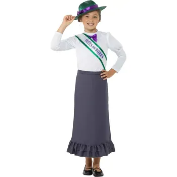 Karnevalový kostým Dětský kostým "Viktoriánská revolucionářka" S (4-6 let)