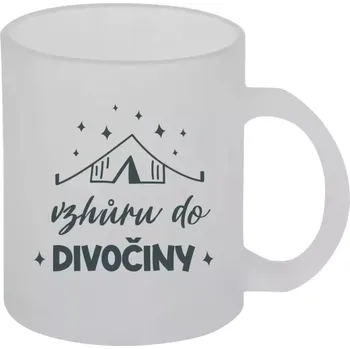 Hrnek 330 ml - skleněný matný Vzhůru do divočiny