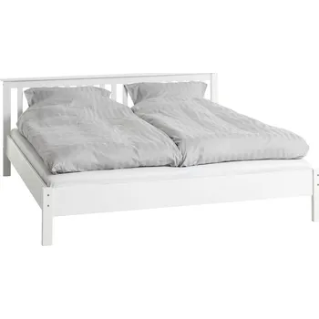 Idea nábytek Dvoulůžko TORINO 180x200 bílý lak